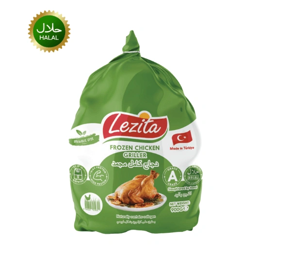 Chicken Whole Lezita 900g fresh halal whole chicken premium quality raw poultry hygienically packed ready for roast and cooking