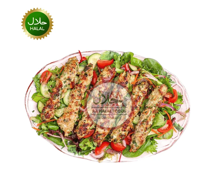 chicken seekh kebab 6pcs frozen pack