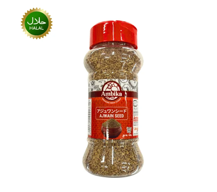 Ajwain Seed 100g Ambika premium quality carom seeds fresh spice hygienically packed for curry paratha and cooking use