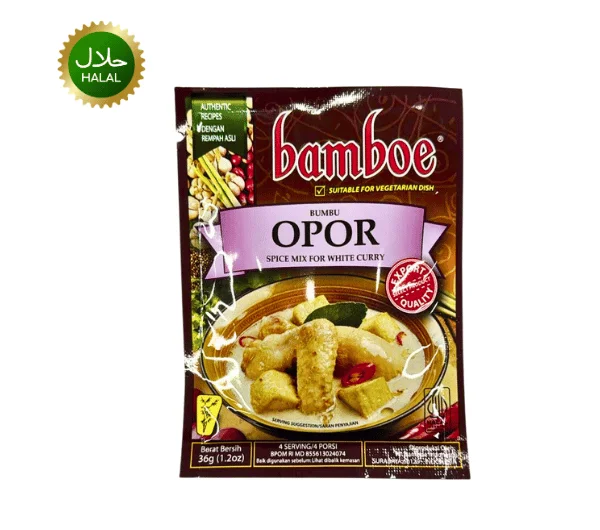 Rendang Paste Bamboe 35g Indonesian curry spice mix pack