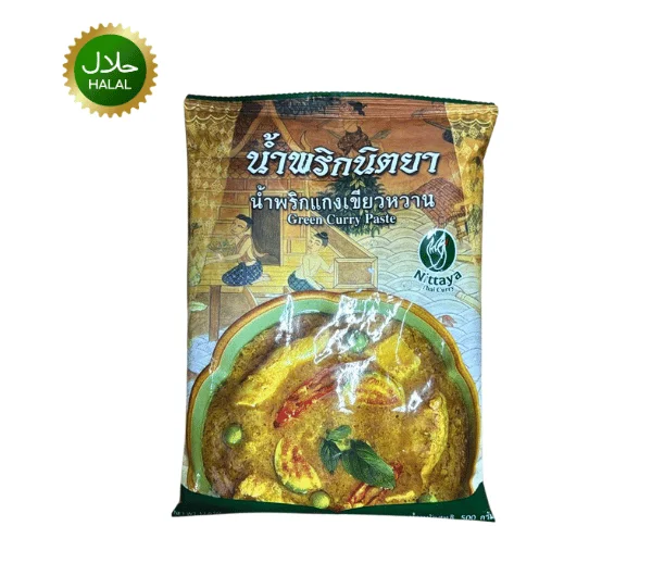 Green Curry Paste 500g – Authentic Thai Curry Paste Pack