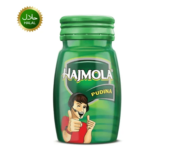 Hajmola Pudina Flavor 120 Tablets herbal digestive candy pack