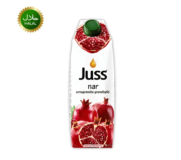 Pomegranate Juice 1 Litre Juss natural fruit juice bottle