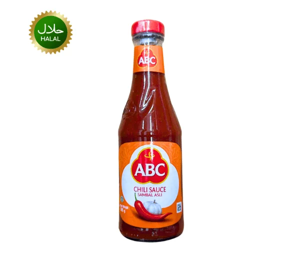 ABC Chili Sauce Sambal Asli spicy Indonesian chili sauce bottle