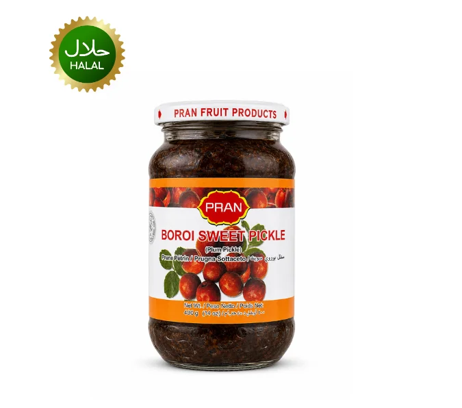 Pran Boroi Sweet Pickle 400g traditional sweet mango plum pickle jar